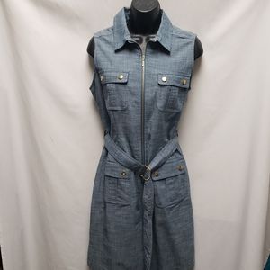 Sharagano Belated Sleeveless Dress